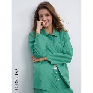 24AW 男女同款 秋冬磨毛系列休闲家居套装 green earth FORRETRO