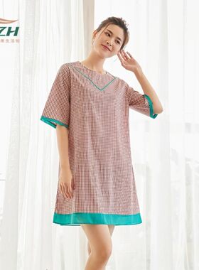 tzh天竹品牌女家居服夏季裙子