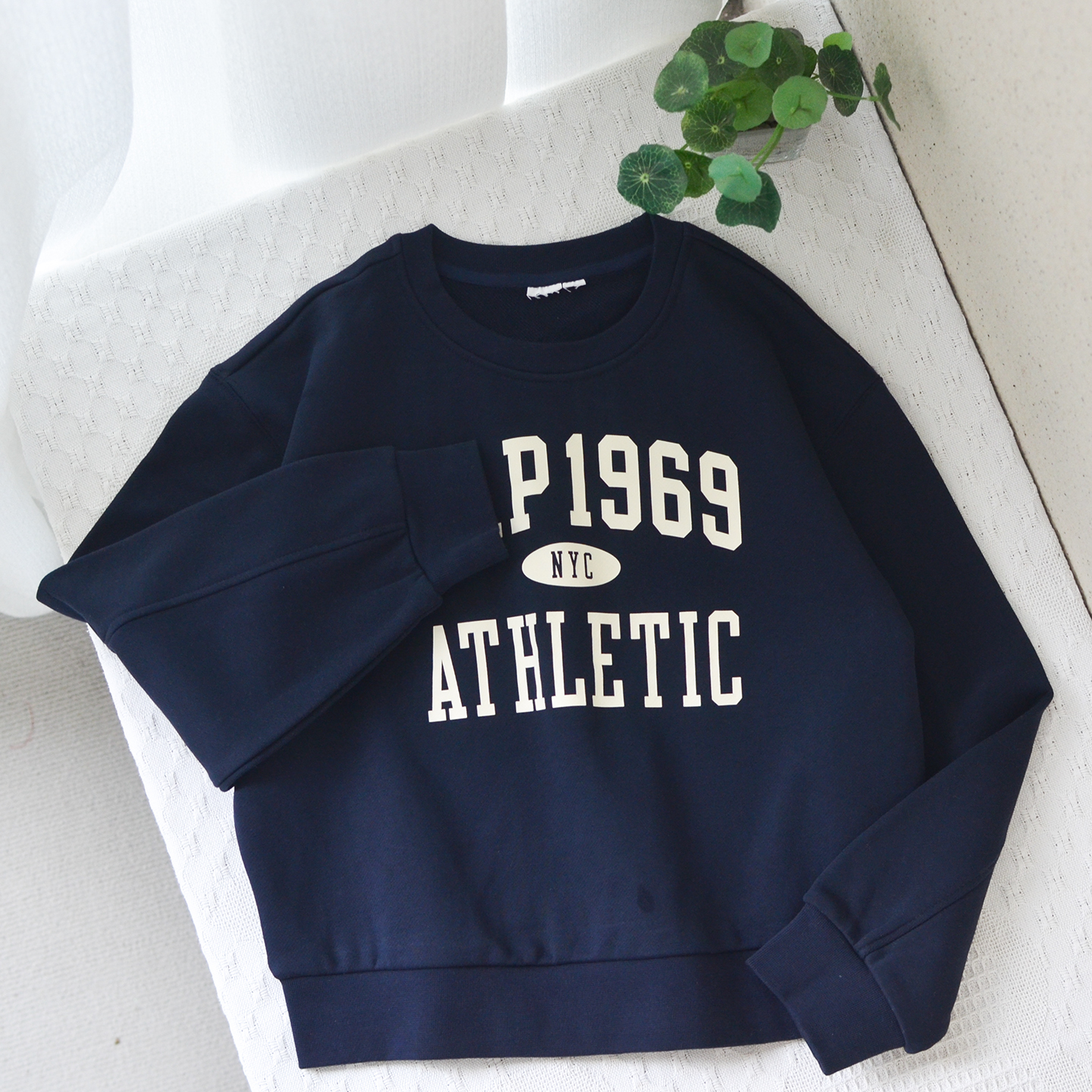 成人女款美单纯棉毛圈春秋卫衣