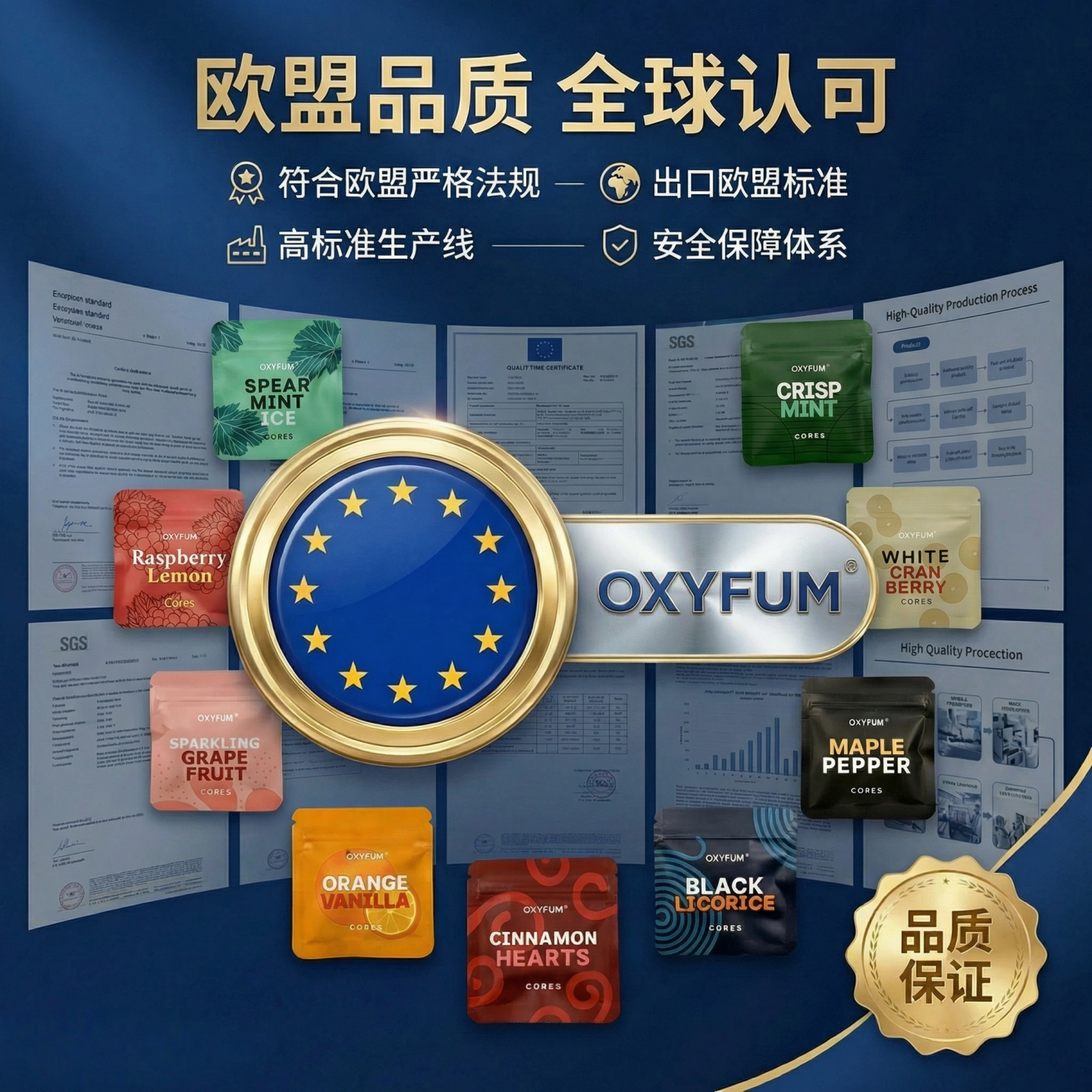 OXYFUM进口正版替吸棒专用补充滤芯独家配方纯植物精油零添加香包