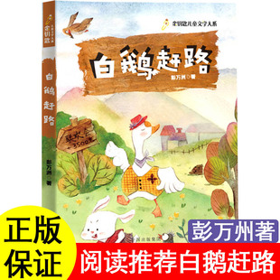 白鹅赶路彭万洲著文具的家圣野一年级下册必读的课外书我爱你中国读读童谣和儿歌200首朱永新聂振宁主编小刺猬理发注音版