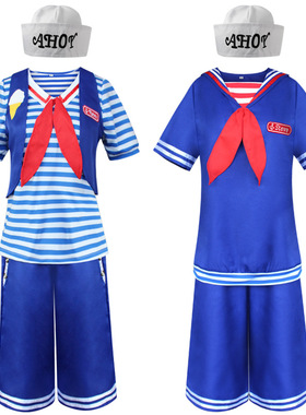 怪奇cos物语4服Stranger Things海军男女演出服第四季cosplay服装