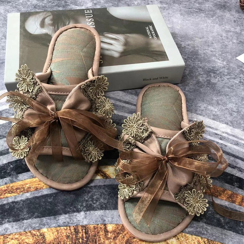 宇诗曼夏四季软底静音地板砖家居室内外穿日常布艺情侣可机洗拖鞋