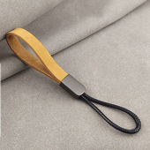 牛皮手绳汽车钥匙扣挂件创意个性 链锁匙圈环男女情侣真皮简约挂饰