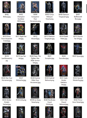 49套Dragun Studios工作室合集 3D打印图纸 STL素材 自动更新 SFW