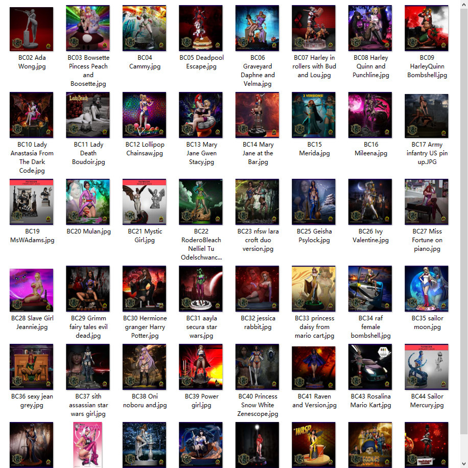 51套NR 3D工作室合集 3D打印图纸 STL素材 自动更新 NSFW