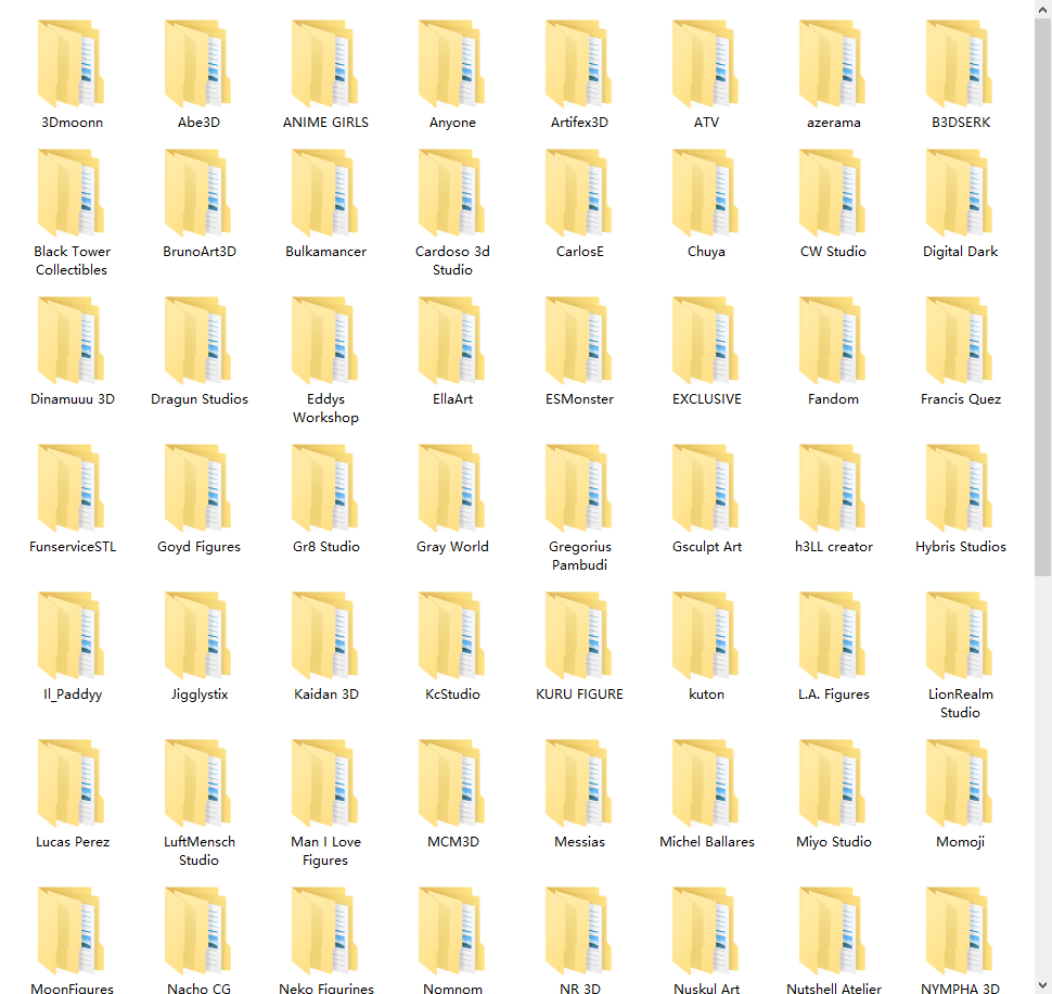 9800套所有工作室合集 3D打印图纸 STL素材SFW/NSFW/FUTA/FURRY