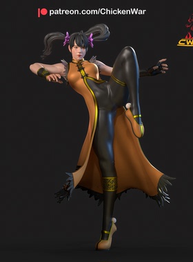 AH29 Xiaoyu GK白模手办 光固化3D打印 STL图纸 nsfw