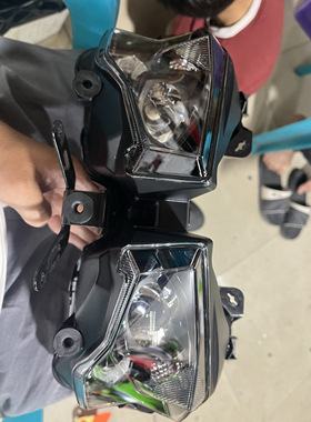 川崎忍者500NINJA500原厂LED大灯总成车头大灯新款zx6r原厂前大灯