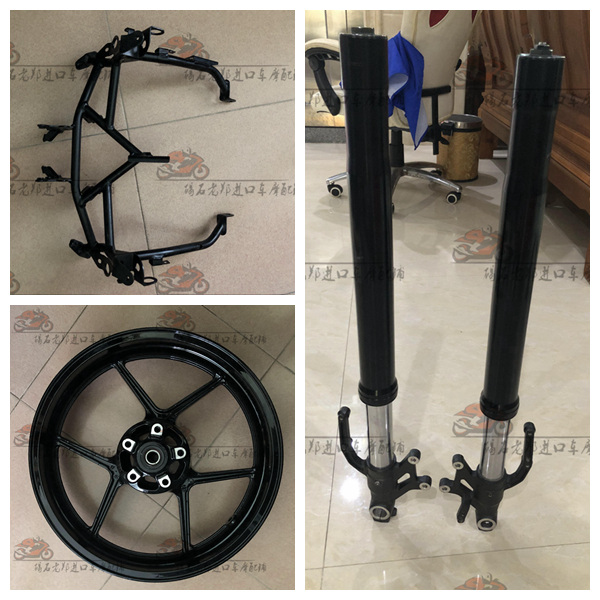 原装拆车川崎Z900前减震 忍者650大灯支架 异兽650 ER6N F 前轮毂