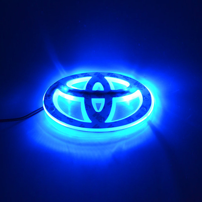 汉兰达卡罗拉尾标led车标灯好