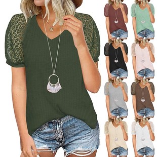 tshirt Shirt Tops T-Shirts For Women Ladies Summer Clothes