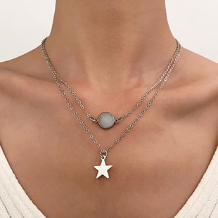 欧美项链女 Cross border multi-layer necklaces ladies jewelry