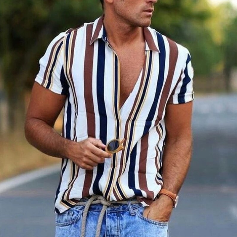 summer shirt men shirt cool oversized hawaiian shirts 男衬衫