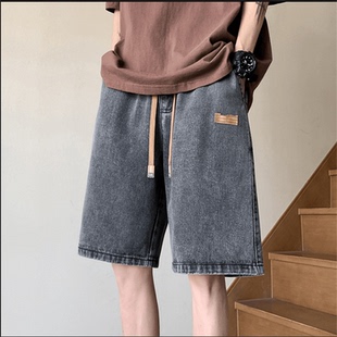 Mens Denim Shorts Men Short Jeans Summer Pants Hip Hop 短裤