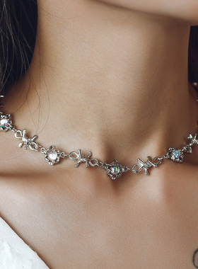 Necklace Sweet clavicle Chain Hip Hop choker Accessories项链