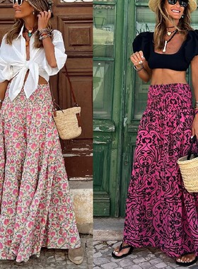 Long Skirt Skirts For Women dresses Summer Boho Clothes Lady
