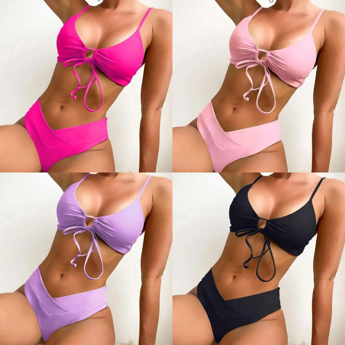 Print Bikini Bikini AliExpress Explosion Straiht Swimwear