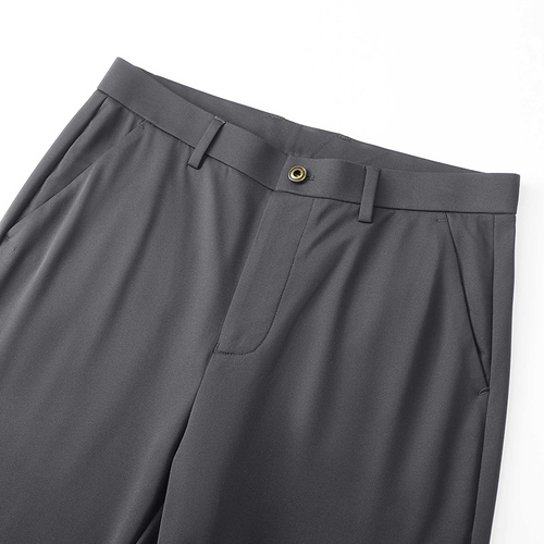 Bird Series Men's Casual Pants Men's Long Pants Spring and Autumn Style Men's Straight Leg Pants Elastic Dad Summer Ice Silk