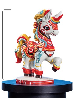 马年吉祥物摆件十二生肖