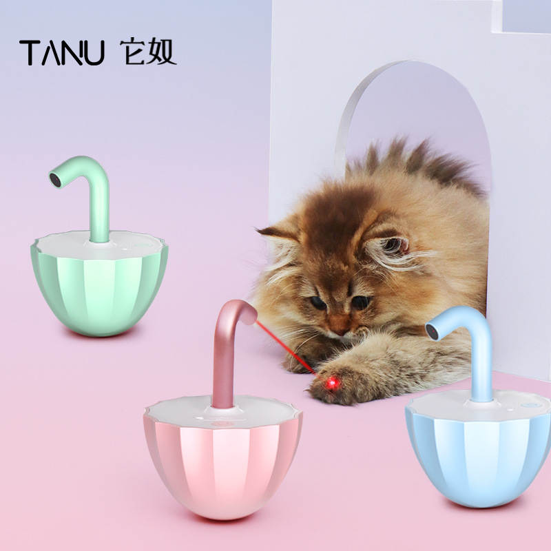 自动激光逗猫不倒翁可充电