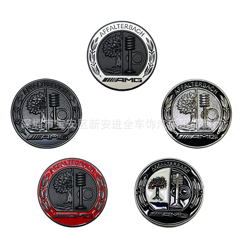 适用于奔驰苹果树C柱侧标AMG改装