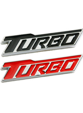 科鲁兹掀背车T标 TURBO 涡轮增压装饰贴改装雪佛兰迈锐宝尾车标贴