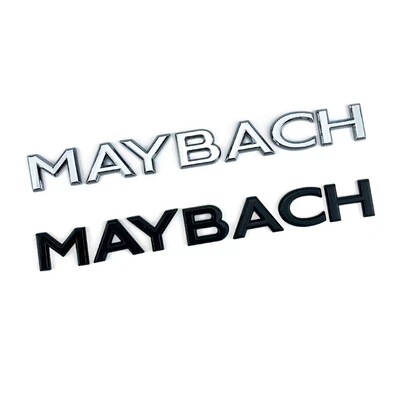 MAYBACH车标适用于奔驰 迈巴赫改装MAYBACH字母车标后尾箱车贴标