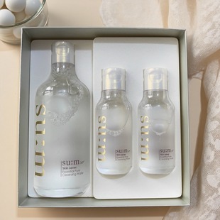 韩国 sum37呼吸苏秘卸妆水洗面奶套盒温和清洁焕肤增量