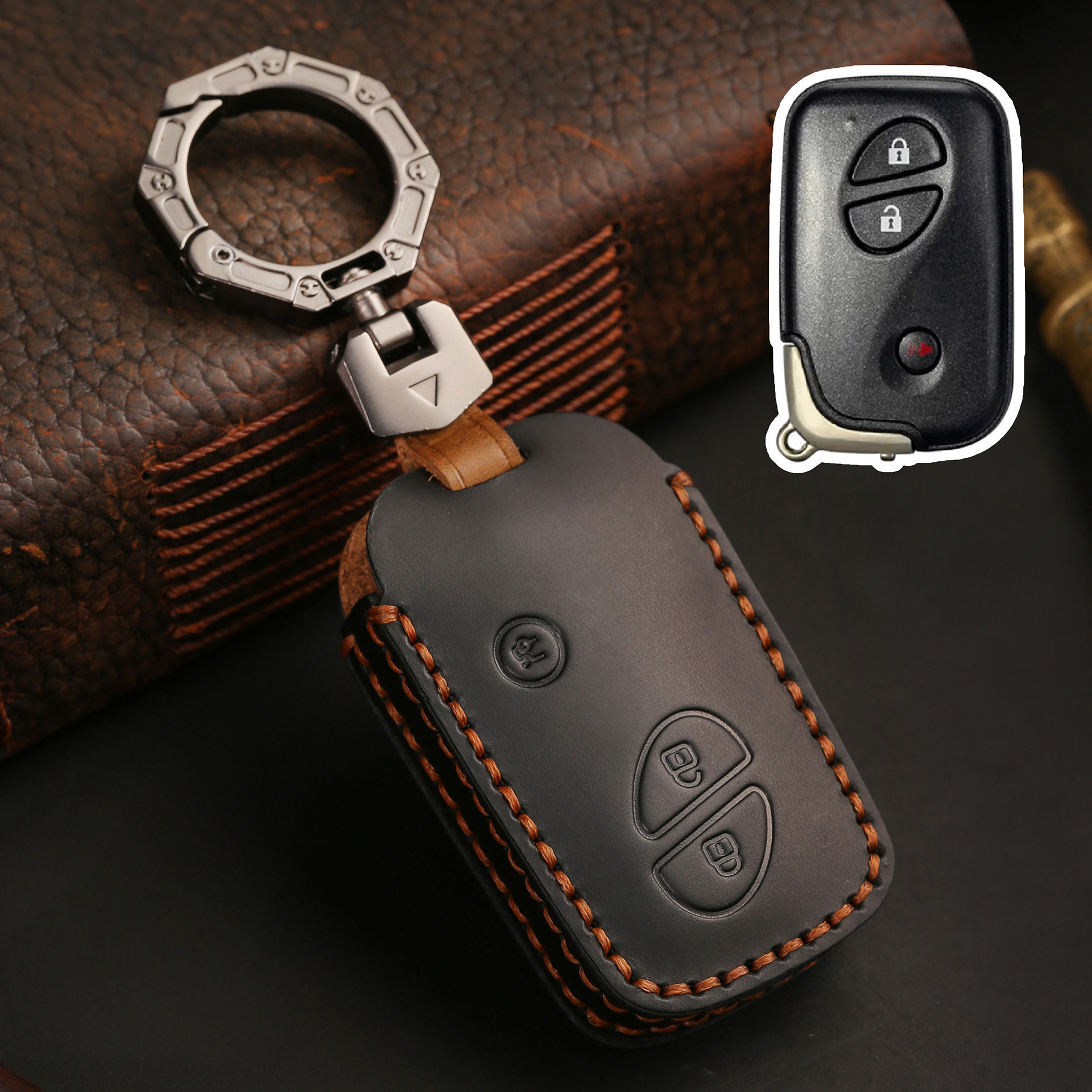 适用老款凌志雷克萨斯ES240350rx270LS460is250汽车钥匙套真皮包