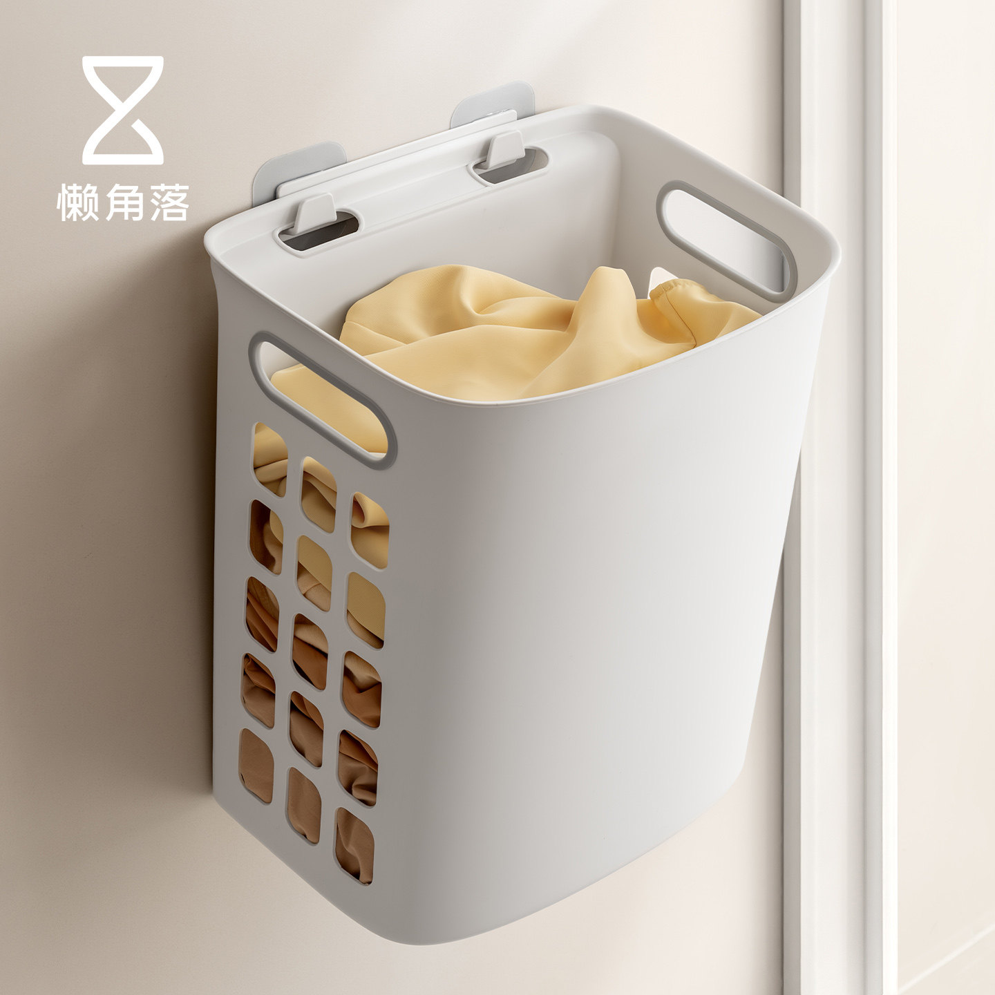 懒角落脏衣篮家用壁挂式图片