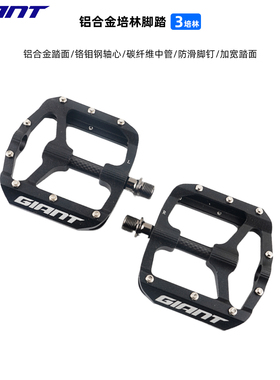 捷安特山地公路车脚踏HILL-Carbon三培林超润防滑脚蹬自行车配件