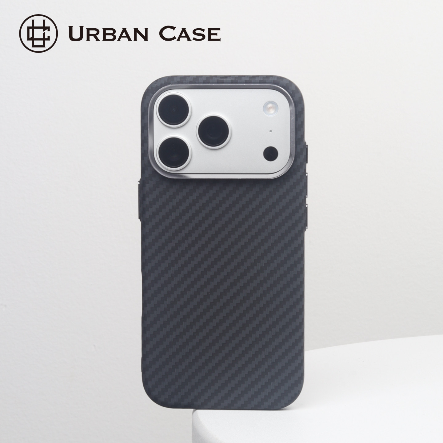 URBAN CASE 纯黑碳纤维纹超薄散热磁吸适用于iPhone17promax手机壳苹果16pro保护套防摔男生个性简约磨砂,3C数码配件,手机保护套/壳,淘宝优惠券,粉丝福利购,淘宝优惠卷