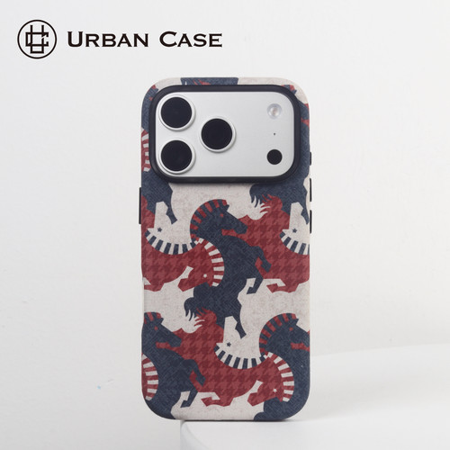 URBAN CASE 牧马老钱风帆布磁吸适用于iPhone17promax手机壳苹果17pro保护套防指纹抗手汗防摔情侣款马年新款
