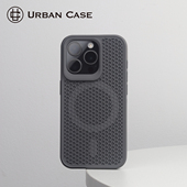 Urban Case蜂窝散热网孔软TPU磁吸适用于iPhone17promax手机壳苹果16pro保护套创意个性 防滑防摔全包