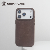 URBAN CASE 适用于17promax封闭拍摄按键磁吸手机壳苹果16pro拉平法兰绒保护套封按键废拍摄按键专用壳高级