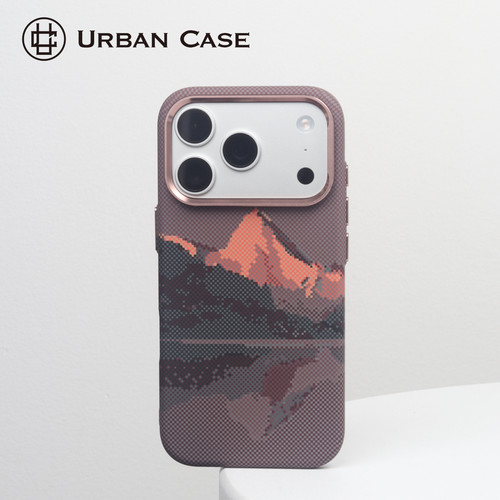URBAN CASE 【山峰系列】适用于iPhone17promax碳纤维纹磁吸手机壳苹果17pro凯夫拉纹轻薄保护套情侣款2026款