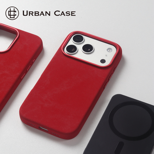 CASE 磁吸适用于iPhone17promax手机壳苹果17pro 法兰绒 皮料2026年新年款 16promax保护套耐脏 新版 URBAN