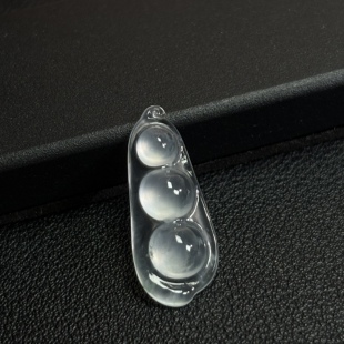 揭阳翡翠豌豆 豆 缅甸天然翡翠A货高冰种福豆吊坠挂件男女款 四季