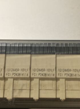 10124459-101LF FCI背板连接器54pin 2mm高速度插座 母型插口镀金