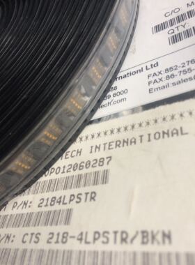 CTS美国原装 218-4LPSTR 拔码开关4位 1.27mm 进口开关 原现货