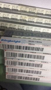 Kingbright今台LED数码管SA39-11EWA 数字显示模块 原现货仓储