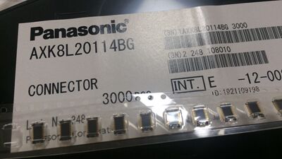 Panasonic/松下连接器AXK8L20114BG AXK8L20 带定位点 深圳仓储出