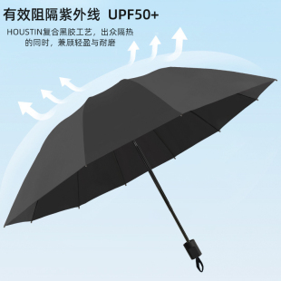 遮掩防晒晴雨两用黑胶加固防紫外线遮阳折叠太阳伞 特价 新品
