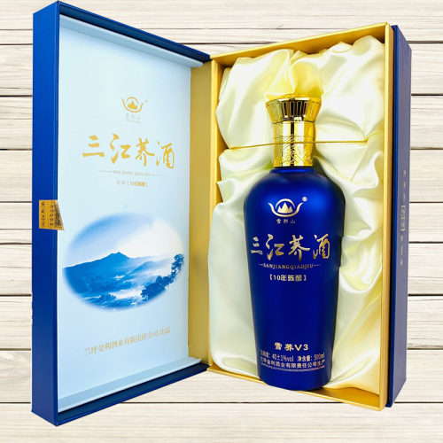三江荞酒V3苦荞酒云南特产酒兰坪怒江酒10年陈酿500ml清香型40度