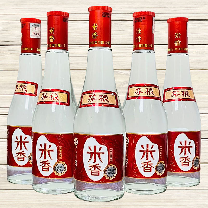 云南特产酒茅粮白酒瓶装米香酒大瓶300mlx2瓶42度纯粮米香型白酒