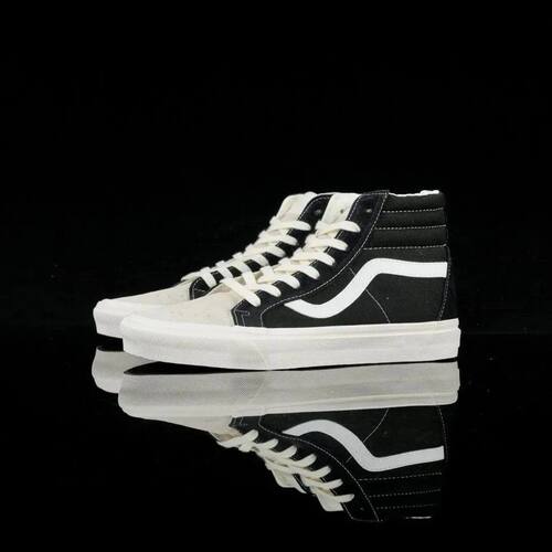 泉州Fog联名SK8高帮帆布经典情侣复古高街黑白休闲滑板鞋高帮板鞋