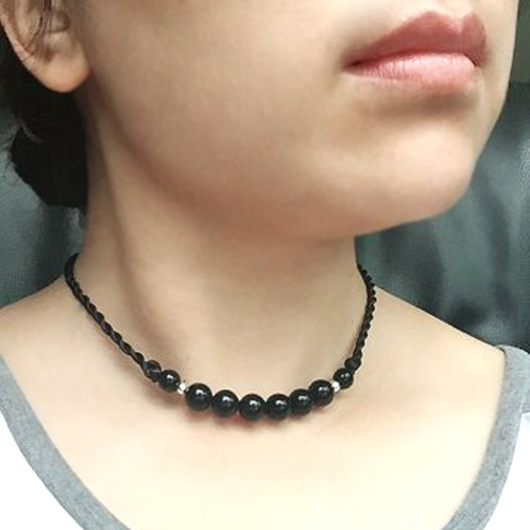 甲状腺女锁骨链脖子饰品颈带颈链时尚个性脖颈韩国简约短款手工