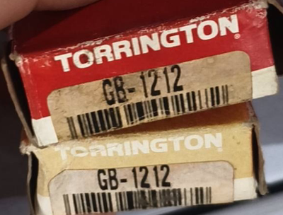 TORRINGTON品牌滚针轴承GB-1212 尺寸19.05*25.4*19.05