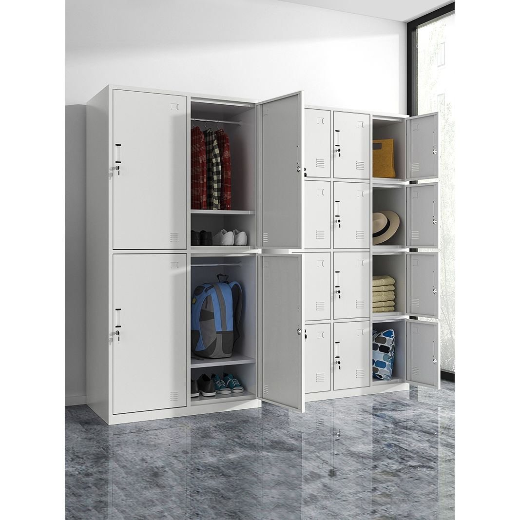 更衣柜员工柜寄存包柜宿舍鞋柜钢制铁皮柜储物柜工厂碗柜换衣柜子